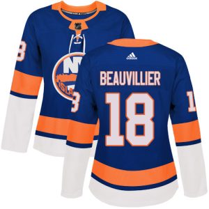 Stunning Adidas Islanders #18 Anthony Beauvillier Royal Blue Home Authentic Women's Stitched NHL Jersey for die - hard hockey fans