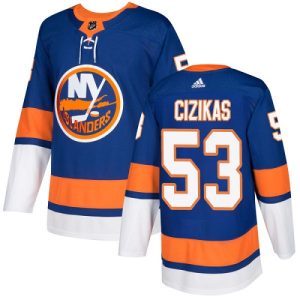 Stunning Adidas Islanders #53 Casey Cizikas Royal Blue Home Authentic Stitched NHL Jersey for die - hard hockey fans