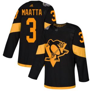 Sleek Adidas Penguins #3 Olli Maatta Black Authentic 2019 Stadium Series Stitched NHL Jersey to show your team spirit
