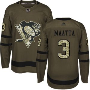 Gorgeous Adidas Penguins #3 Olli Maatta Green Salute to Service Stitched Youth NHL Jersey for ultimate sports enthusiasts