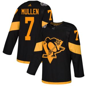 Fantastic Adidas Penguins #7 Joe Mullen Black Authentic 2019 Stadium Series Stitched NHL Jersey to show your team spirit
