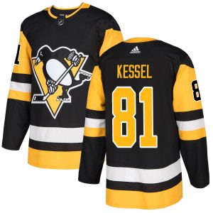 Gorgeous Adidas Penguins #81 Phil Kessel Black Home Authentic Stitched NHL Jersey to show your team spirit