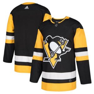 Stunning Adidas Penguins Blank Black Home Authentic Stitched NHL Jersey perfect for game days