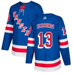 Sleek Adidas Rangers #13 Sergei Nemchinov Royal Blue Home Authentic Stitched NHL Jersey to stand out at the arena