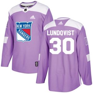 Stunning Adidas Rangers #30 Henrik Lundqvist Purple Authentic Fights Cancer Stitched NHL Jersey for ultimate sports enthusiasts