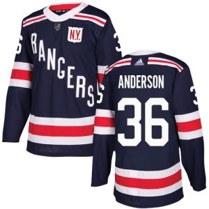 Fantastic Adidas Rangers #36 Glenn Anderson Navy Blue Authentic 2018 Winter Classic Stitched NHL Jersey to stand out at the arena