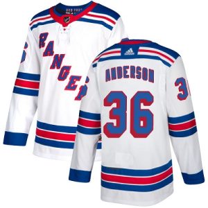 Stunning Adidas Rangers #36 Glenn Anderson White Away Authentic Stitched NHL Jersey for ultimate sports enthusiasts