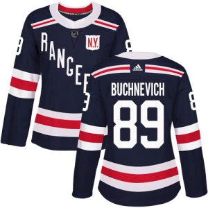 Amazing Adidas Rangers #89 Pavel Buchnevich Navy Blue Authentic 2018 Winter Classic Women's Stitched NHL Jersey for ultimate sports enthusiasts
