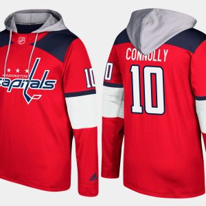 Fantastic Capitals #10 Brett Connolly Red Name And Number Hoodie a must - have for collectors