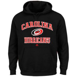 Stylish Carolina Hurricanes Majestic Heart & Soul Hoodie Black for die - hard hockey fans