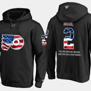 Unique Flyers #2 Mark Howe NHL Banner Wave Usa Flag Black Hoodie a must - have for collectors