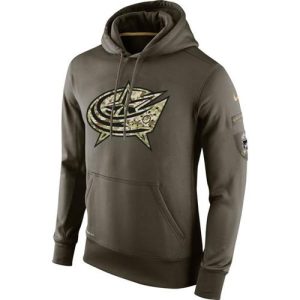 Impressive Men's Columbus Blue Jackets Nike Salute To Service NHL Hoodie for ultimate sports enthusiasts