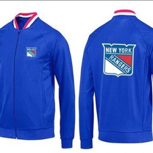 Amazing NHL New York Rangers Zip Jackets Blue 1 for die - hard hockey fans