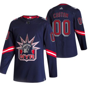 Unique New York Rangers Custom Navy Men's Adidas 2020 21 Alternate Authentic Player NHL Jersey for ultimate sports enthusiasts