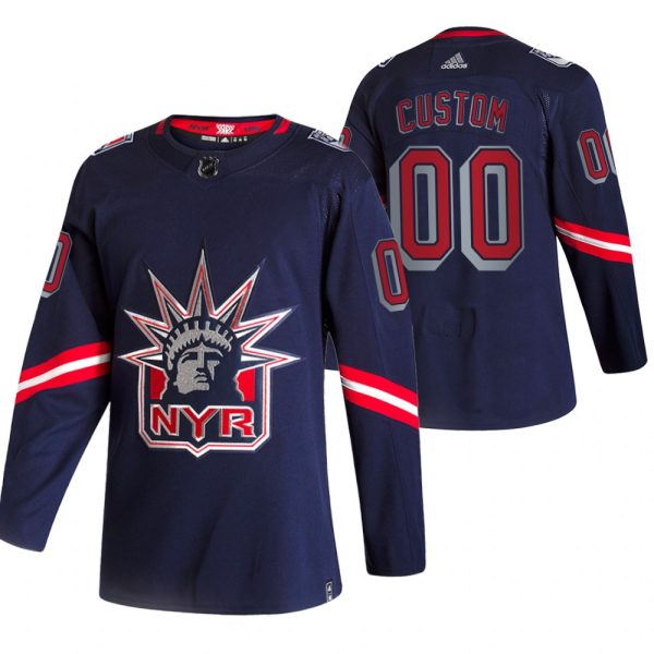 Unique New York Rangers Custom Navy Men's Adidas 2020 21 Alternate Authentic Player NHL Jersey for ultimate sports enthusiasts