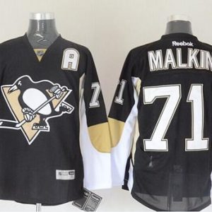Impressive Penguins #71 Evgeni Malkin Black Stitched NHL Jersey to complete your fan gear collection