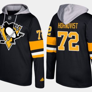 Fantastic Penguins #72 Patric Hornqvist Black Name And Number Hoodie to complete your fan gear collection