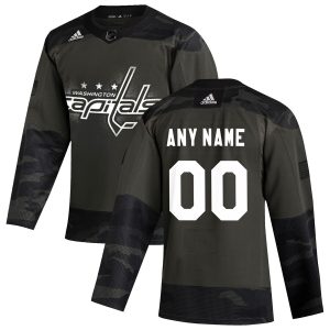 Stylish Washington Capitals Adidas 2019 Veterans Day Authentic Custom Practice NHL Jersey Camo to show your team spirit