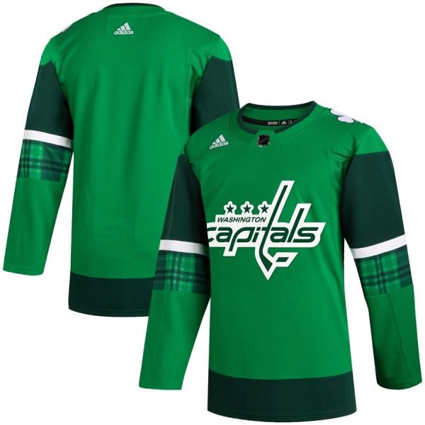 Fantastic Washington Capitals Blank Men's Adidas 2020 St. Patrick's Day Stitched NHL Jersey Green to complete your fan gear collection