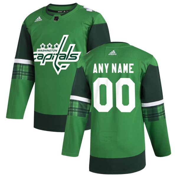 Sleek Washington Capitals Men's Adidas 2020 St. Patrick's Day Custom Stitched NHL Jersey Green to complete your fan gear collection