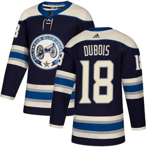 Stylish Adidas Blue Jackets #18 Pierre Luc Dubois Navy Alternate Authentic Stitched Youth NHL Jersey to stand out at the arena