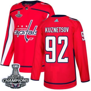 Sleek Adidas Capitals #92 Evgeny Kuznetsov Red Home Authentic Stanley Cup Final Champions Stitched Youth NHL Jersey for ultimate sports enthusiasts