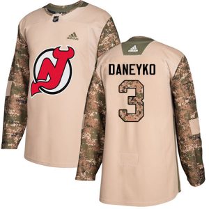 Amazing Adidas Devils #3 Ken Daneyko Camo Authentic 2017 Veterans Day Stitched NHL Jersey to show your team spirit