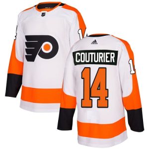 Fantastic Adidas Flyers #14 Sean Couturier White Road Authentic Stitched Youth NHL Jersey to show your team spirit