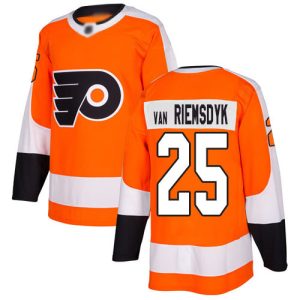 Gorgeous Adidas Flyers #25 James Van Riemsdyk Orange Home Authentic Stitched NHL Jersey to stand out at the arena