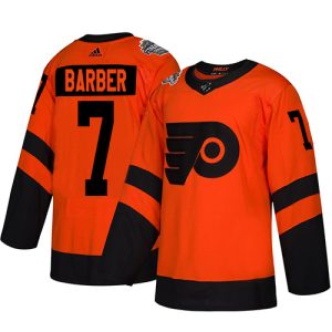 Stunning Adidas Flyers #7 Bill Barber Orange Authentic 2019 Stadium Series Stitched NHL Jersey a must - have for collectors