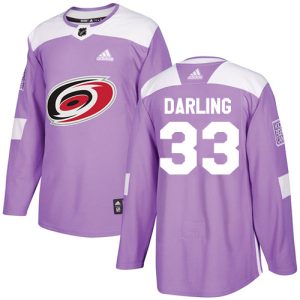 Fantastic Adidas Hurricanes #33 Scott Darling Purple Authentic Fights Cancer Stitched Youth NHL Jersey a must - have for collectors