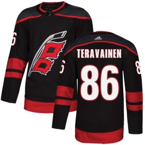 Fantastic Adidas Hurricanes #86 Teuvo Teravainen Black Alternate Authentic Stitched NHL Jersey for ultimate sports enthusiasts