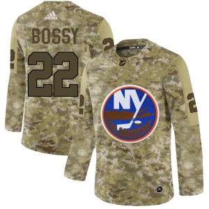 Gorgeous Adidas Islanders #22 Mike Bossy Camo Authentic Stitched NHL Jersey a must - have for collectors