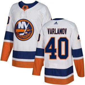 Sleek Adidas Islanders #40 Semyon Varlamov White Road Authentic Stitched NHL Jersey for ultimate sports enthusiasts
