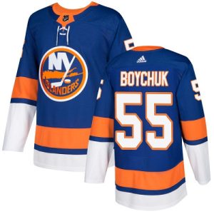 Amazing Adidas Islanders #55 Johnny Boychuk Royal Blue Home Authentic Stitched Youth NHL Jersey to show your team spirit