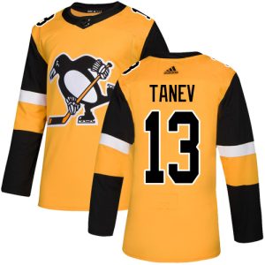 Gorgeous Adidas Penguins #13 Brandon Tanev Gold Alternate Authentic Stitched Youth NHL Jersey a must - have for collectors