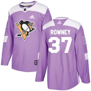 Gorgeous Adidas Penguins #37 Carter Rowney Purple Authentic Fights Cancer Stitched NHL Jersey a must - have for collectors