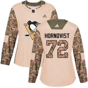 Fantastic Adidas Penguins #72 Patric Hornqvist Camo Authentic 2017 Veterans Day Women's Stitched NHL Jersey for ultimate sports enthusiasts