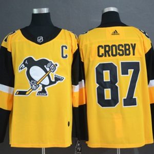 Fantastic Adidas Penguins #87 Sidney Crosby Gold Alternate Authentic Stitched NHL Jersey to complete your fan gear collection