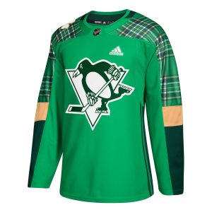Stunning Adidas Penguins Blank adidas Green St. Patrick's Day Authentic Practice Stitched NHL Jersey a must - have for collectors