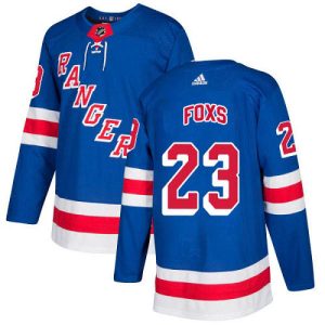 Sleek Adidas Rangers #23 Adam Foxs Royal Blue Home Authentic Stitched Youth NHL Jersey for ultimate sports enthusiasts