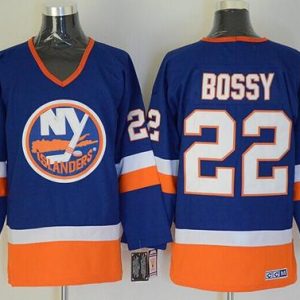 Unique Islanders #22 Mike Bossy Baby Blue CCM Throwback Stitched NHL Jersey a must - have for collectors