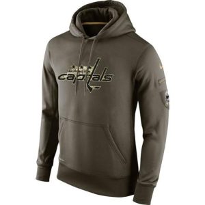 Unique Men's Washington Capitals Nike Salute To Service NHL Hoodie for ultimate sports enthusiasts