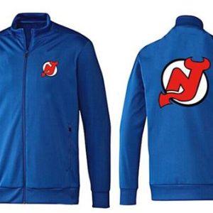 Stylish NHL New Jersey Devils Zip Jackets Blue 1 for die - hard hockey fans