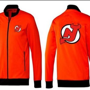 Stylish NHL New Jersey Devils Zip Jackets Orange 1 perfect for game days