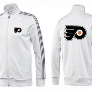 Stunning NHL Philadelphia Flyers Zip Jackets White 1 perfect for game days