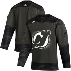Impressive New Jersey Devils Adidas 2019 Veterans Day Authentic Practice NHL Jersey Camo to show your team spirit