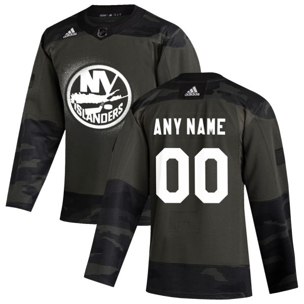 Sleek New York Islanders Adidas 2019 Veterans Day Authentic Custom Practice NHL Jersey Camo perfect for game days