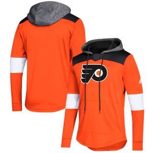 Sleek Philadelphia Flyers adidas Platinum Jersey Pullover Hoodie Orange to complete your fan gear collection