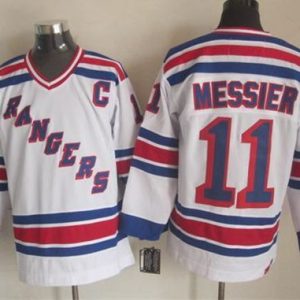 Fantastic Rangers #11 Mark Messier White CCM Throwback Stitched NHL Jersey for die - hard hockey fans